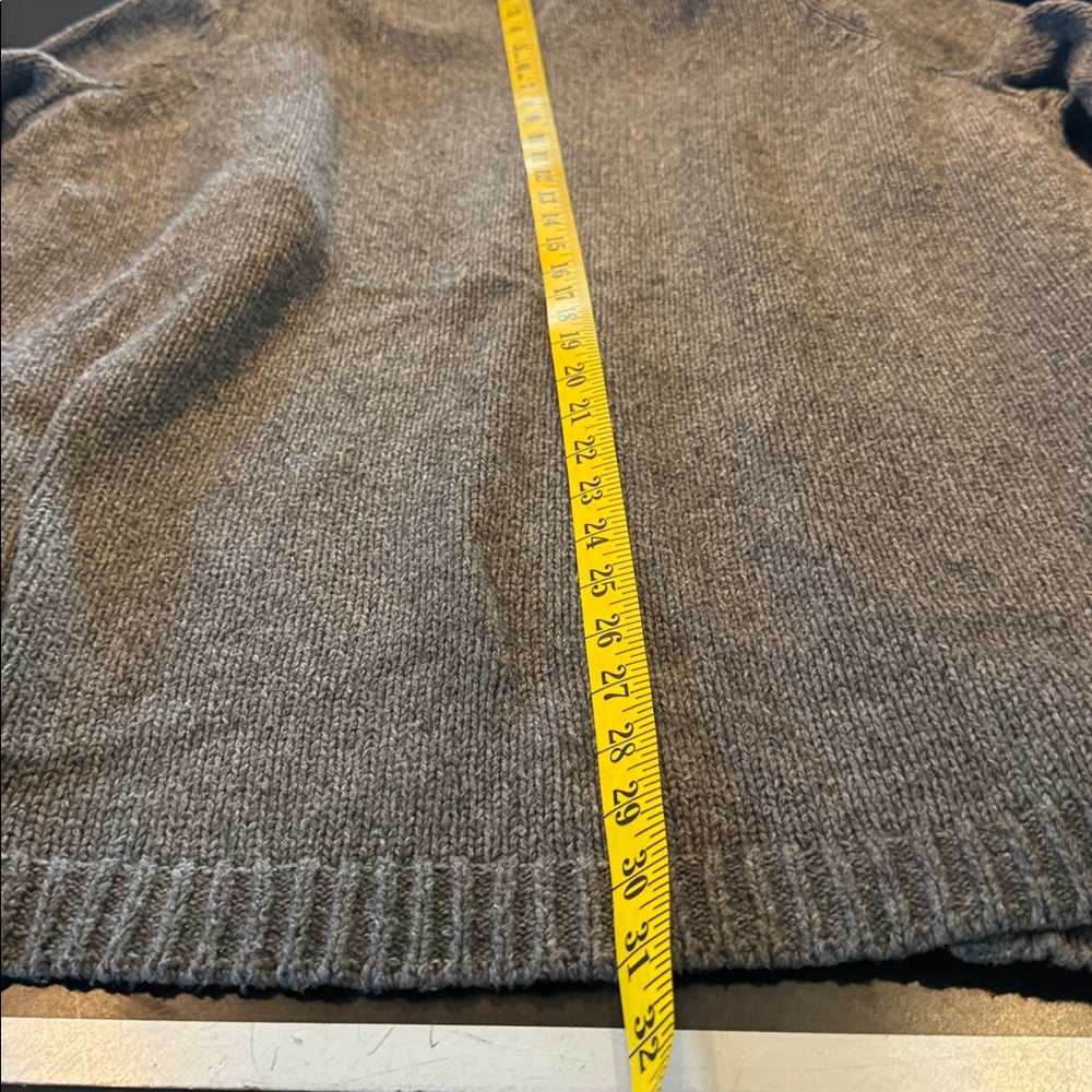 Lands' End Women's Gray Cardigan Sweater - Picture 10 of 10